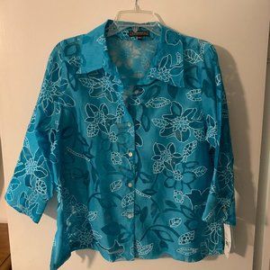 Aqua Blouse (new with tags)